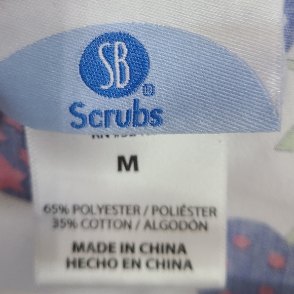 (778) SB Scrubs, Woman's Short Sleeve Work Scrubs, Size: Medium Color: White - Picture 10 of 16